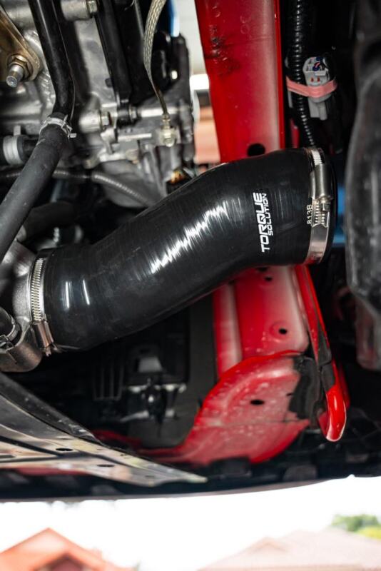 Subaru WRX Performance Air Intake - Torque Solution - Titanium - Burnt Blue - `22-`27